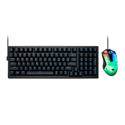 iBUYPOWER MK9 RGB Mechanical Gaming Keyboard and Mouse Combo - Black, Tactile Brown Switches